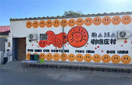 宋庄镇庄村:墙绘艺术打造美丽乡村“新名片”(图6) 宋庄镇庄村:墙绘艺术打造美丽乡村“新名片”(图6)