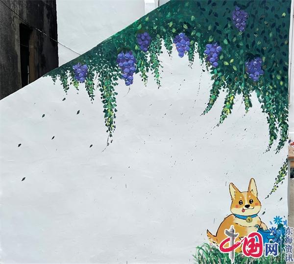 一笔一画绘乡风——宜兴丁蜀镇塍里村墙绘为美丽乡村加“油”添“彩”(图2) 一笔一画绘乡风——宜兴丁蜀镇塍里村墙绘为美丽乡村加“油”添“彩”(图2)