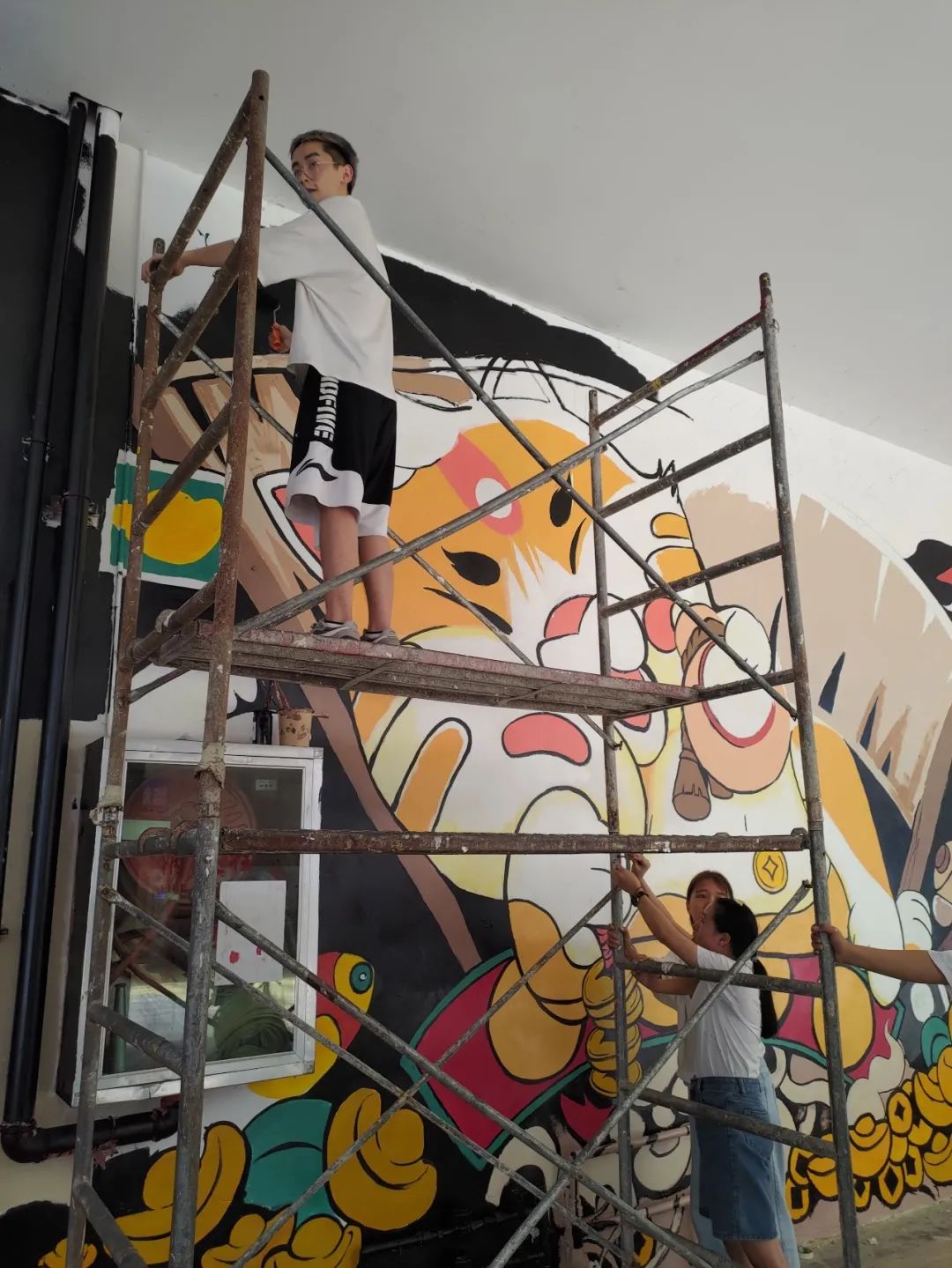 墙绘作品之刷墙我们是专业的！(图5)