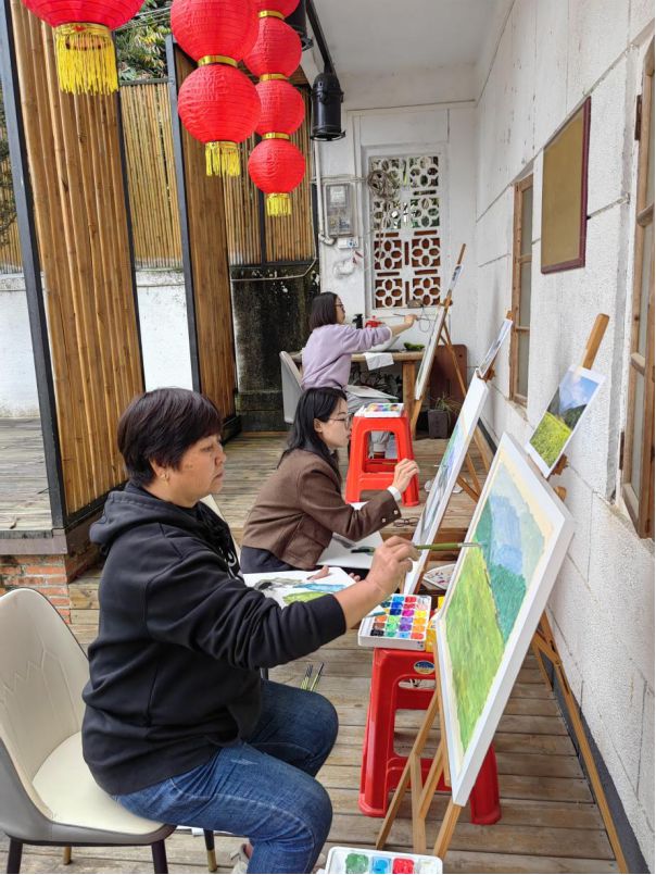 泰康乡村振兴新模式：百余农民“村ART”画笔绘家乡(图5)