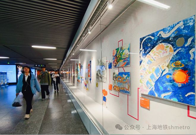 奔流、邹韬奋、美普绘：紫竹高新区、陕西南路、南京东路地铁站文化长廊上新(图4)