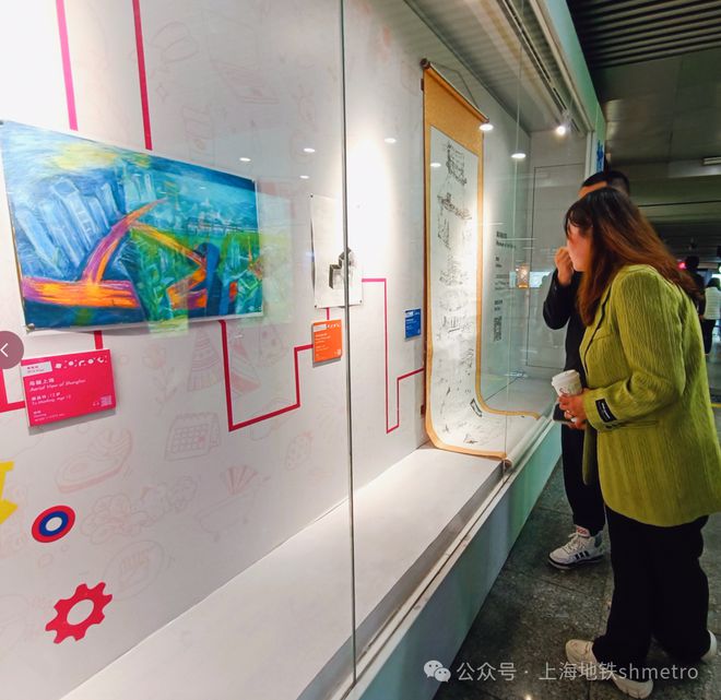 奔流、邹韬奋、美普绘：紫竹高新区、陕西南路、南京东路地铁站文化长廊上新(图5)