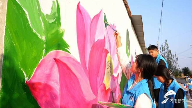 平原县:多彩墙绘描底色美丽乡村入画来(图3) 平原县:多彩墙绘描底色美丽乡村入画来(图3)