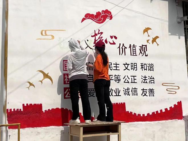 4年21个村260面墙！他们用双手为美丽乡村建设增色(图5)