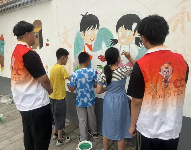 岐山县：多彩墙画绘出乡村“新颜”(图2)