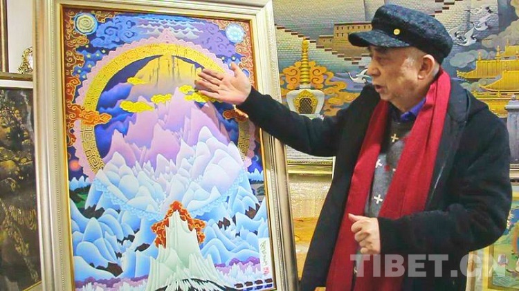 画家叶星生与人民大会堂壁画《珠峰叠彩》的故事(图6)