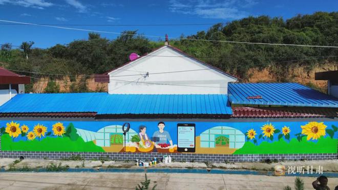 兰州大学“和美乡村美丽画卷”大型墙绘主题活动纪实(图7)