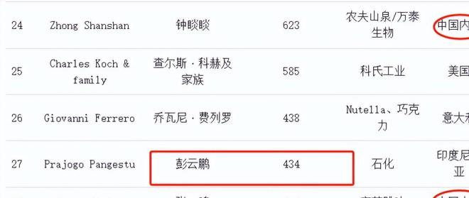 大翻盘！彭云鹏3087亿人民币身家超越李嘉诚问鼎海外华人首富(图5)