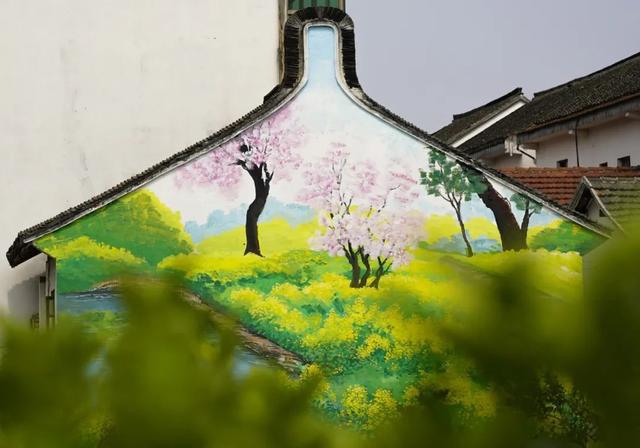 速来围观！练塘这里有一墙的风景！(图2)