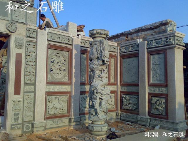 雕刻石雕浮雕墙壁画传统工艺(图4)