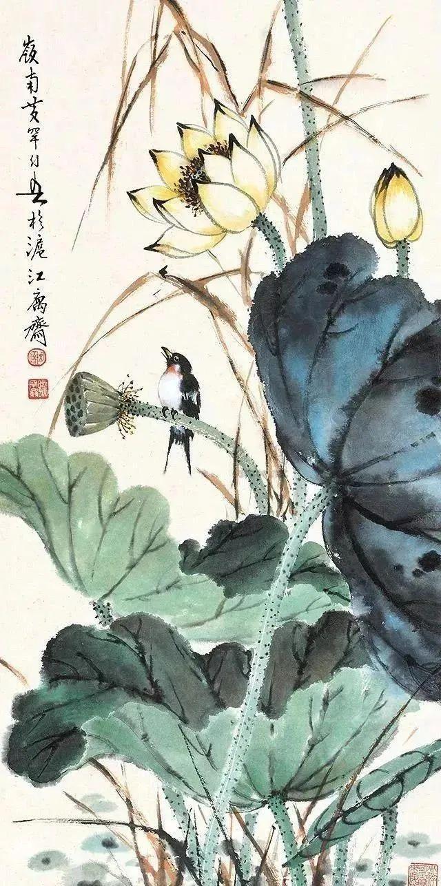 赵少昂的残荷之美(图7)